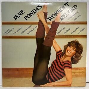 Jane Fonda's Workout Record Vintage Double Vinyl Album 1982 Columbia Records